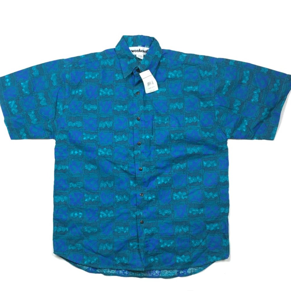NWT Weekends 90s Print S/S Shirt Fresh Prince